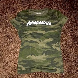 classic crew camouflage aeropostale t-shirt
